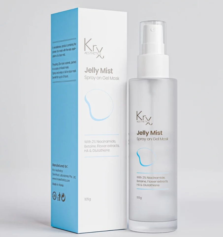 KrX Jelly Mist Spray on Gel Mask | Skin Revival Studio